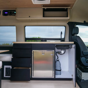 Interior sprinter van conversion