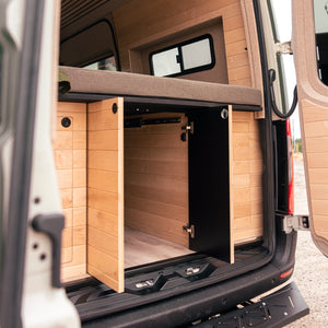 Interior sprinter van conversion