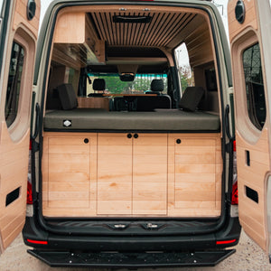 Interior sprinter van conversion