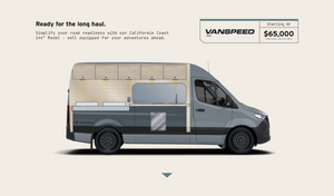 Evergreen Dream camper van layout