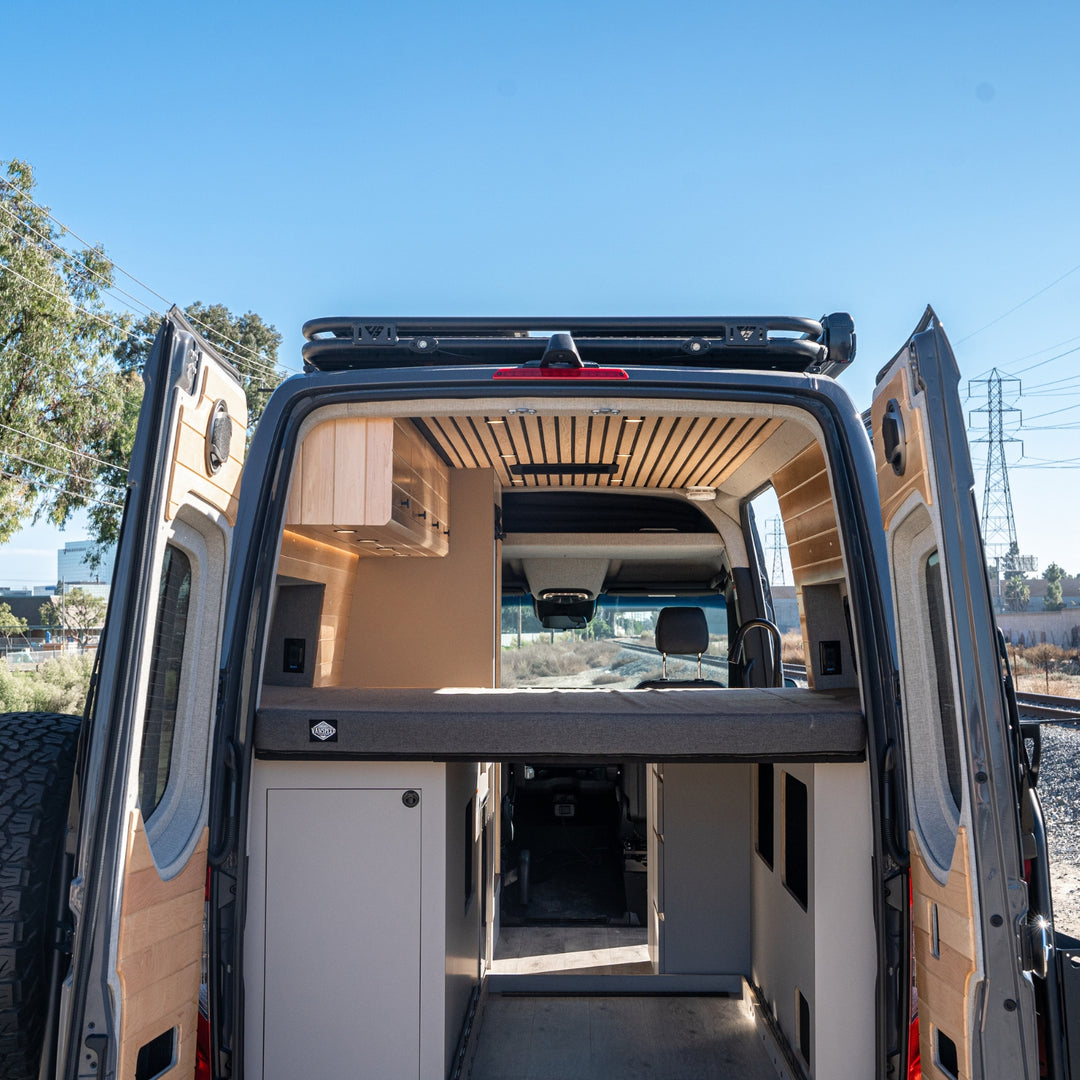 Sprinter Van Layout With Shower - The Loft 144 - Vanspeed