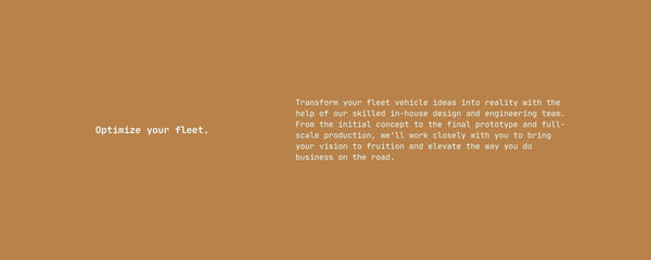 Optimize your mobile fleet with custom tailored mobile solutions 