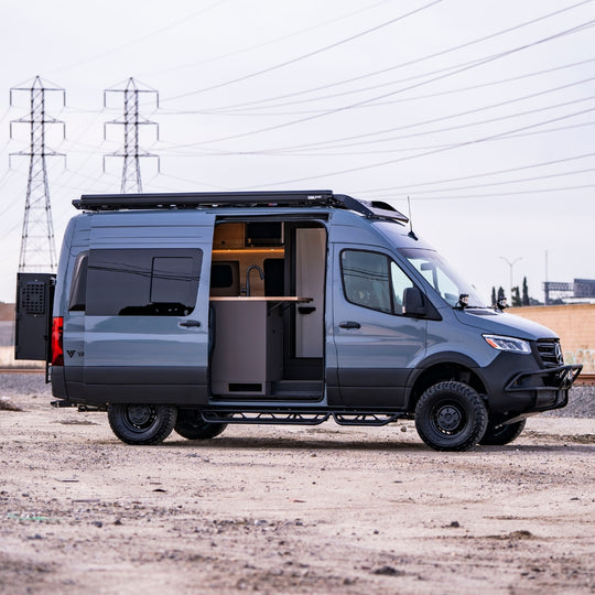 Sprinter Van Layout With Shower - The Loft 144 - Vanspeed