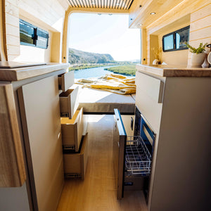 Interior sprinter van conversion