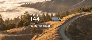 California Coast camper van layout