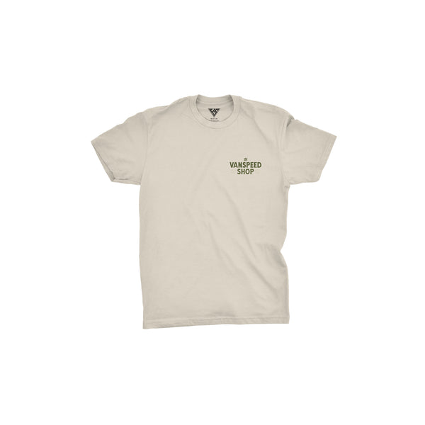 Vanspeed Shop Tee - Bone