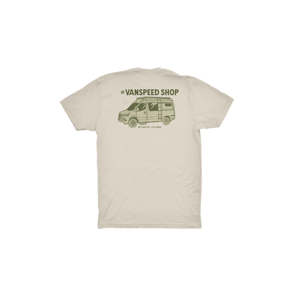 Vanspeed Shop Tee - Bone